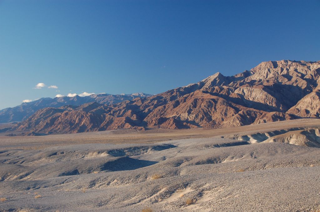 View of the mouth of Cottonball Marsh Canyon far in the distance: